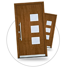 Panelové dřevěné dveře